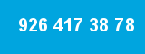 926 417 38 78 926 417 38 78
